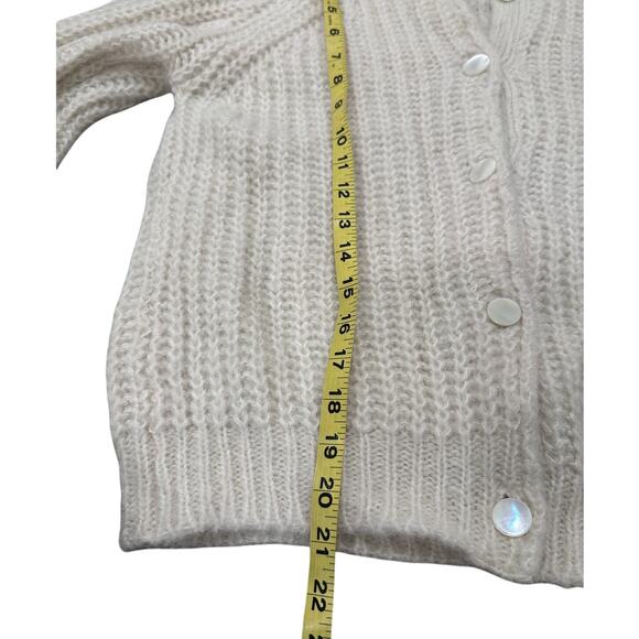 BALZAC Paris Women's Cozy Cocoon Cardigan Alpaca Ecru, size S - Picture 6 of 7